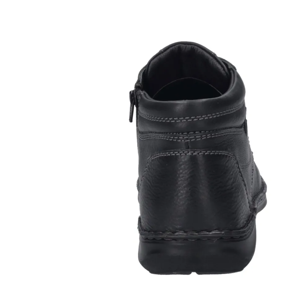 Clearance Botki męskie Josef Seibel NEW ANVERS 35 skórzane czarny 44935 PL044 100 Męskie Botki