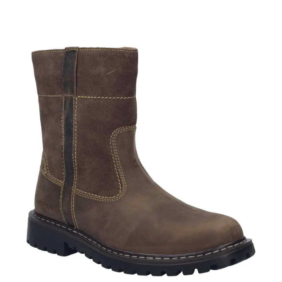 Outlet Botki męskie Josef Seibel Chance 27 skórzane brązowy 21927 LA86 310 Męskie Botki