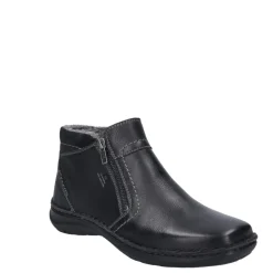 Online Botki męskie Josef Seibel NEW ANVERS 04 skórzane czarny 44904 PL049 100 Męskie Botki