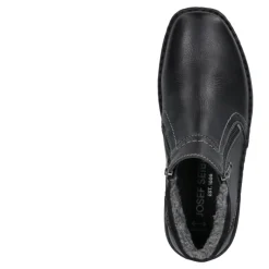 Online Botki męskie Josef Seibel NEW ANVERS 04 skórzane czarny 44904 PL049 100 Męskie Botki