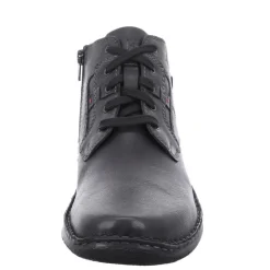 Clearance Botki męskie Josef Seibel ANVERS 35 skórzane czarny 43340 PL703 100 Ocieplane Męskie Botki