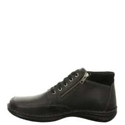Clearance Botki męskie Josef Seibel ANVERS 84 skórzane czarny 43684 PL238 100 Ocieplane Męskie Botki