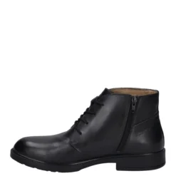 Outlet Botki męskie Josef Seibel HARRY 51 skórzane czarny 31951 24 100 Męskie Botki
