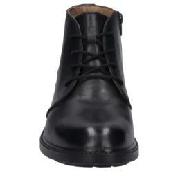 Outlet Botki męskie Josef Seibel HARRY 51 skórzane czarny 31951 24 100 Męskie Botki