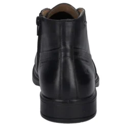 Outlet Botki męskie Josef Seibel HARRY 51 skórzane czarny 31951 24 100 Męskie Botki