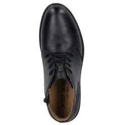 Outlet Botki męskie Josef Seibel HARRY 51 skórzane czarny 31951 24 100 Męskie Botki
