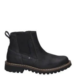 Online Botki męskie Josef Seibel CHANCE 49 skórzane czarny 21949 MA86 100 Męskie Botki