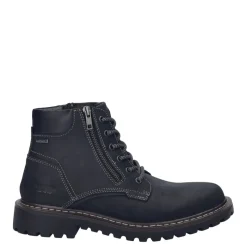 Sale Botki męskie Josef Seibel Chance 67 skórzane czarny 21967 MA86 100 Męskie Botki