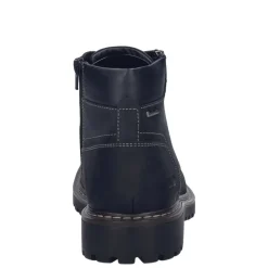 Sale Botki męskie Josef Seibel Chance 67 skórzane czarny 21967 MA86 100 Męskie Botki