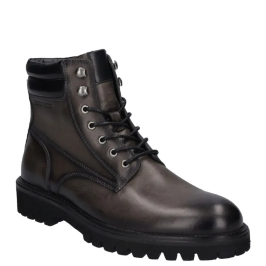 Outlet Botki męskie Josef Seibel ROMED 01 skórzane czarny 34401 MA64 2781 Męskie Botki