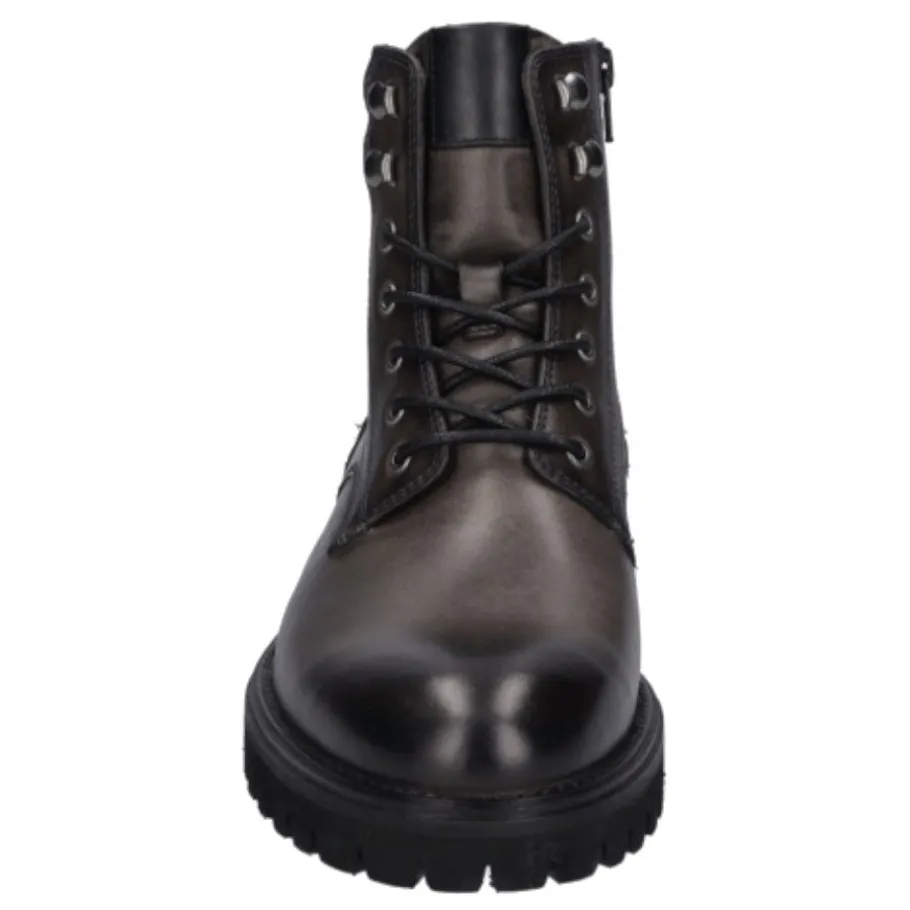 Outlet Botki męskie Josef Seibel ROMED 01 skórzane czarny 34401 MA64 2781 Męskie Botki