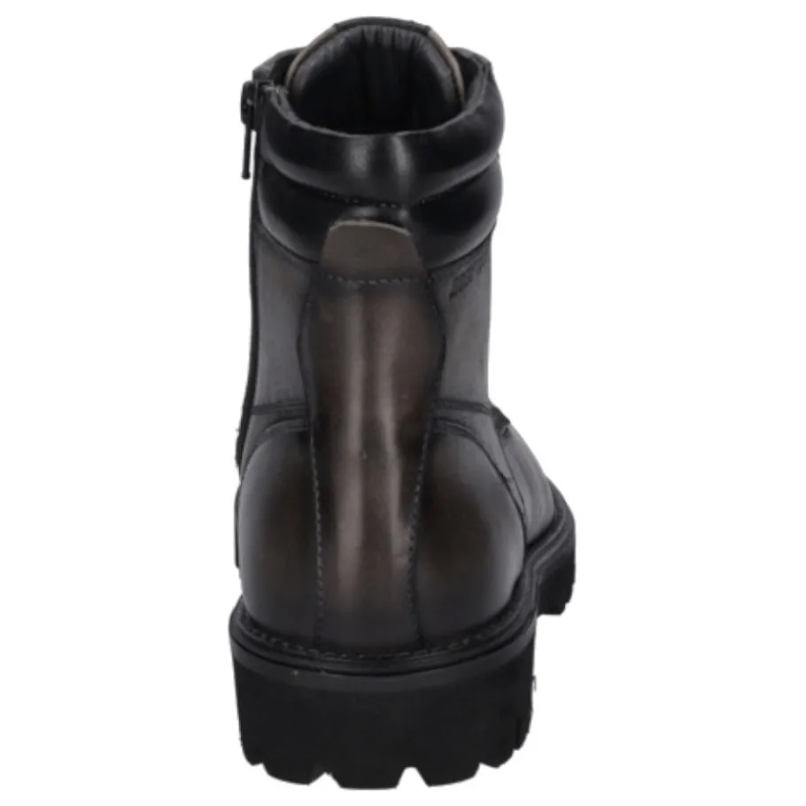 Outlet Botki męskie Josef Seibel ROMED 01 skórzane czarny 34401 MA64 2781 Męskie Botki