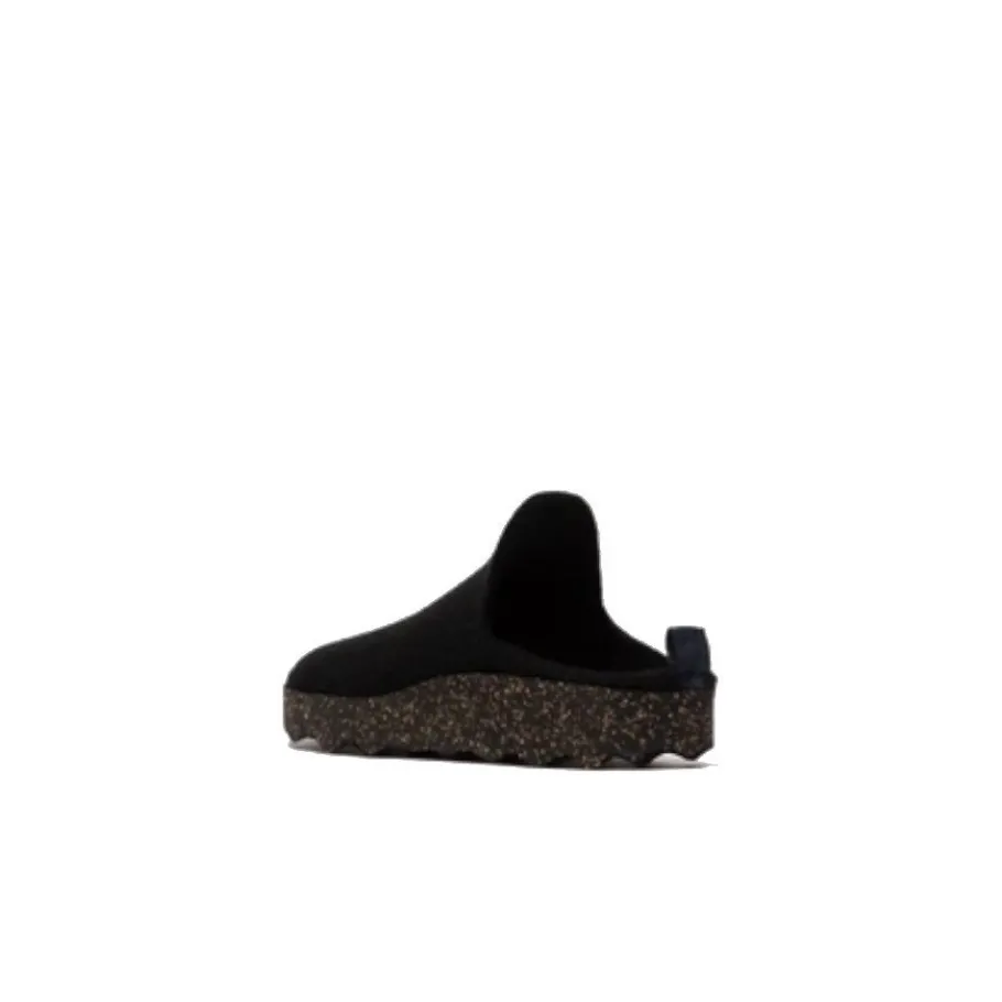 Discount Buty damskie Asportuguesas COME L czarny P018023010 Damskie Klapki