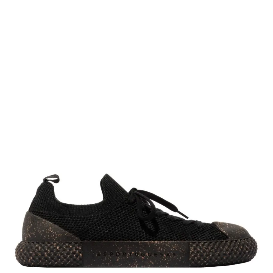 Clearance Buty damskie Asportuguesas TRIP 2 L czarny P018204000 Damskie Trampki|Półbuty