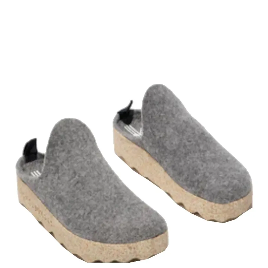 Outlet Buty damskie Asportuguesas COME szary P018023006 Damskie Półbuty