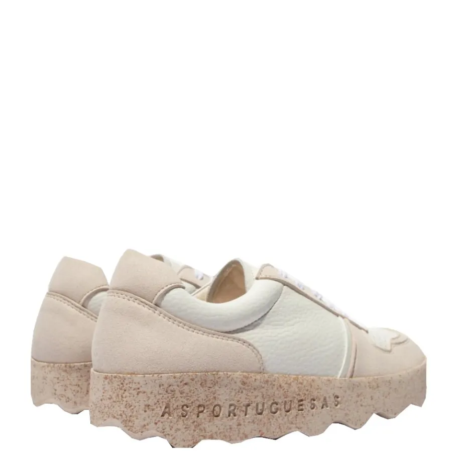 Outlet Buty damskie Asportuguesas COBB biały P018221001 Damskie Półbuty
