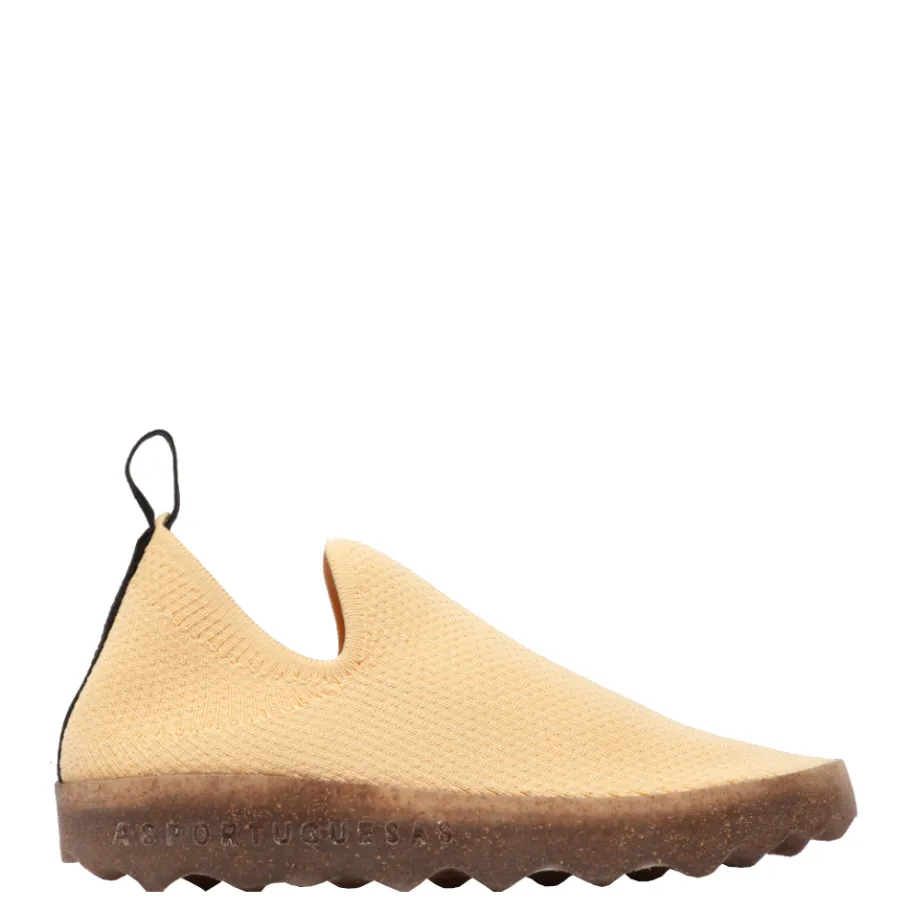 Outlet Buty damskie Asportuguesas CARE żółty P018019032 Damskie Półbuty