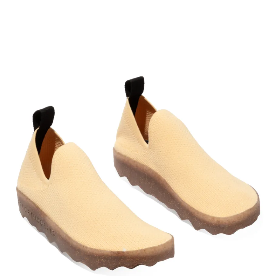 Outlet Buty damskie Asportuguesas CARE żółty P018019032 Damskie Półbuty