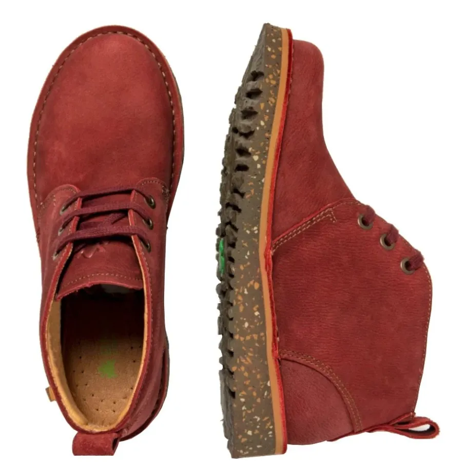 Discount Buty damskie El Naturalista N5630 FELSEN skórzane czerwony Damskie Botki