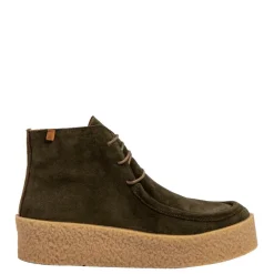 Clearance Buty damskie El Naturalista N5920 DOLMEN skórzane zielony Damskie Botki
