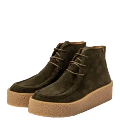 Clearance Buty damskie El Naturalista N5920 DOLMEN skórzane zielony Damskie Botki