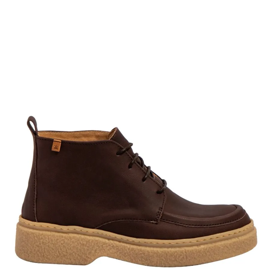 Outlet Buty damskie El Naturalista N5902 ARPEA skórzane brązowy Damskie Botki