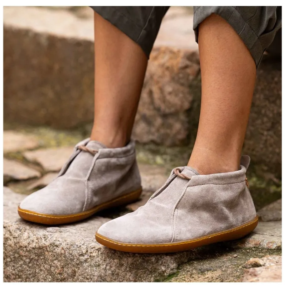 New Buty damskie El Naturalista N5920 DOLMEN skórzane beżowy Damskie Botki