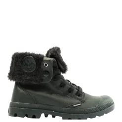 Outlet Buty damskie Palladium BAGGY NBK WL skórzane czarny 97962-001 Damskie Trapery