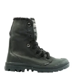 Outlet Buty damskie Palladium BAGGY NBK WL skórzane czarny 97962-001 Damskie Trapery