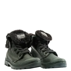 Outlet Buty damskie Palladium BAGGY NBK WL skórzane czarny 97962-001 Damskie Trapery