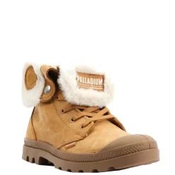 Discount Buty damskie Palladium BAGGY NBK WL skórzane brązowy 97962-237 Damskie Trapery