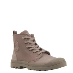 Outlet Buty damskie Palladium PAMPA HI ZIP NBK skórzane beżowy 96440-211 Damskie Trampki