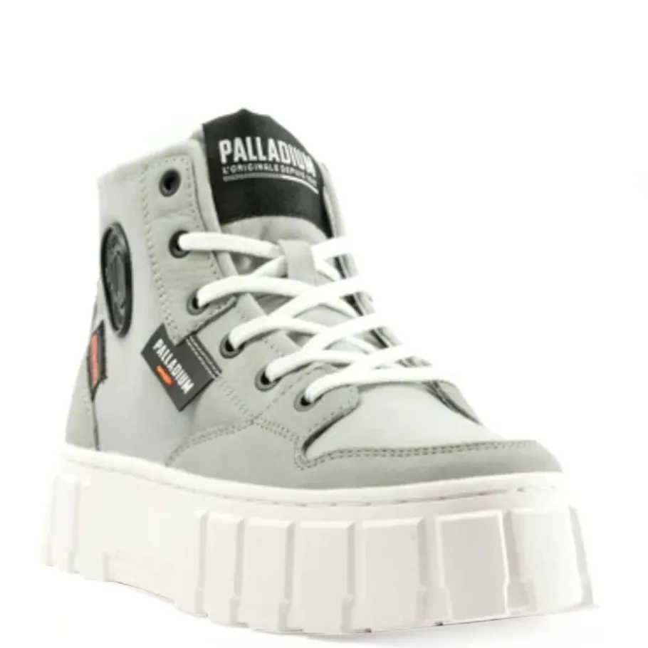 Online Buty damskie Palladium PALLATOWER HI szary 98573-091 Damskie Trampki