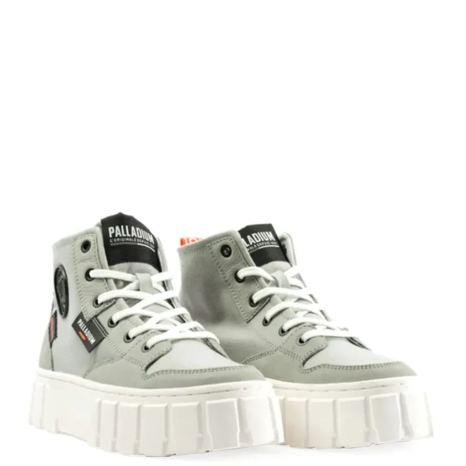 Online Buty damskie Palladium PALLATOWER HI szary 98573-091 Damskie Trampki