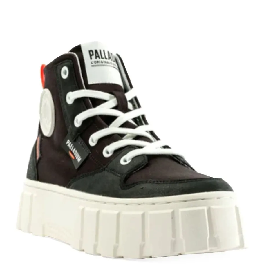 Clearance Buty damskie Palladium PALLATOWER HI czarny 98573-008 Damskie Trampki