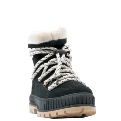 Hot Buty damskie Palladium PALLASHOCK HIVER skórzane czarny 94349-008 Damskie Trapery