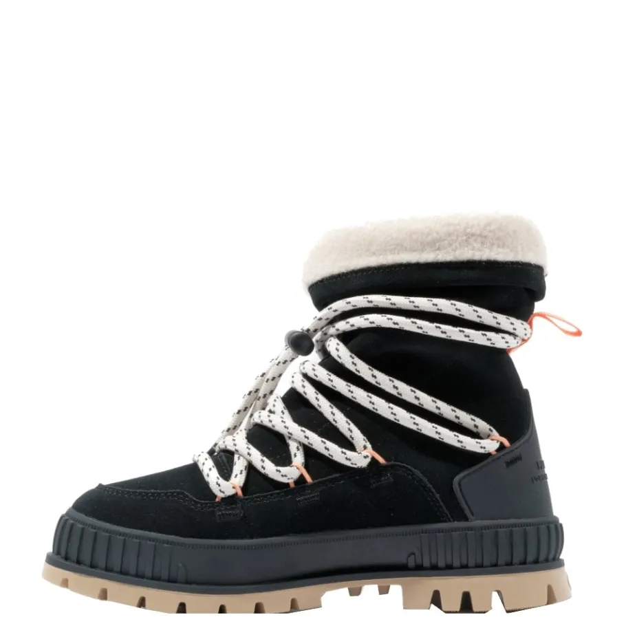 Hot Buty damskie Palladium PALLASHOCK HIVER skórzane czarny 94349-008 Damskie Trapery