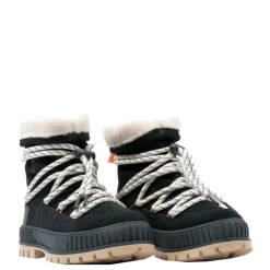 Hot Buty damskie Palladium PALLASHOCK HIVER skórzane czarny 94349-008 Damskie Trapery