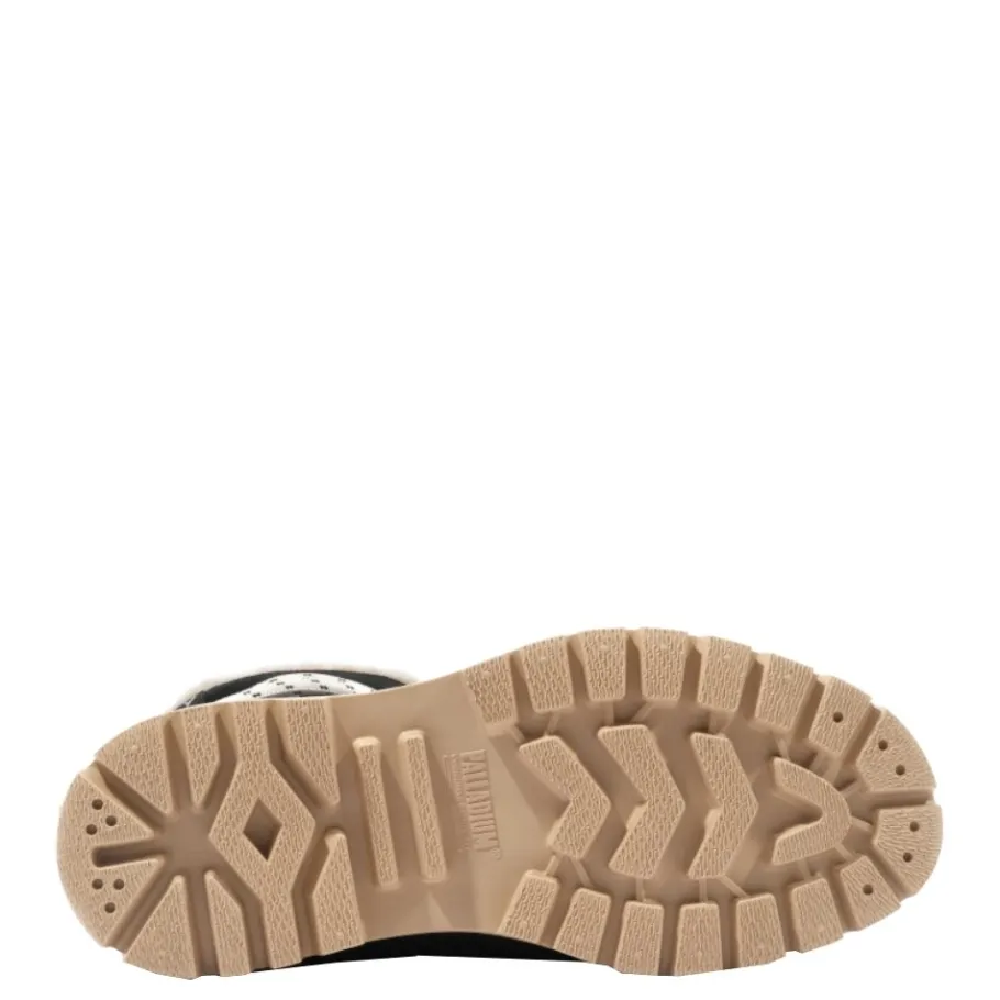 Hot Buty damskie Palladium PALLASHOCK HIVER skórzane czarny 94349-008 Damskie Trapery