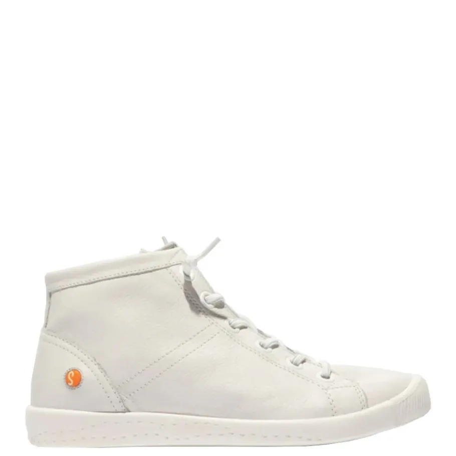 Outlet Buty damskie Softinos ISLEEN II skórzane biały P900586008 Damskie Botki