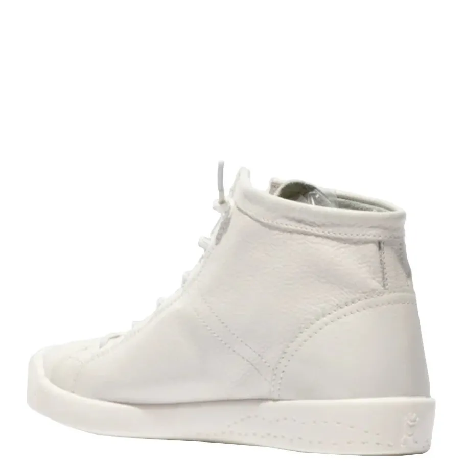 Outlet Buty damskie Softinos ISLEEN II skórzane biały P900586008 Damskie Botki