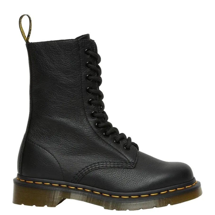 Outlet Buty Dr. Martens 1490 Black Virginia 22524001 Damskie Botki