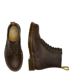 Best Buty Dr. Martens 1460 Dark Brown Crazy Horse 11822203 Damskie Glany|Botki