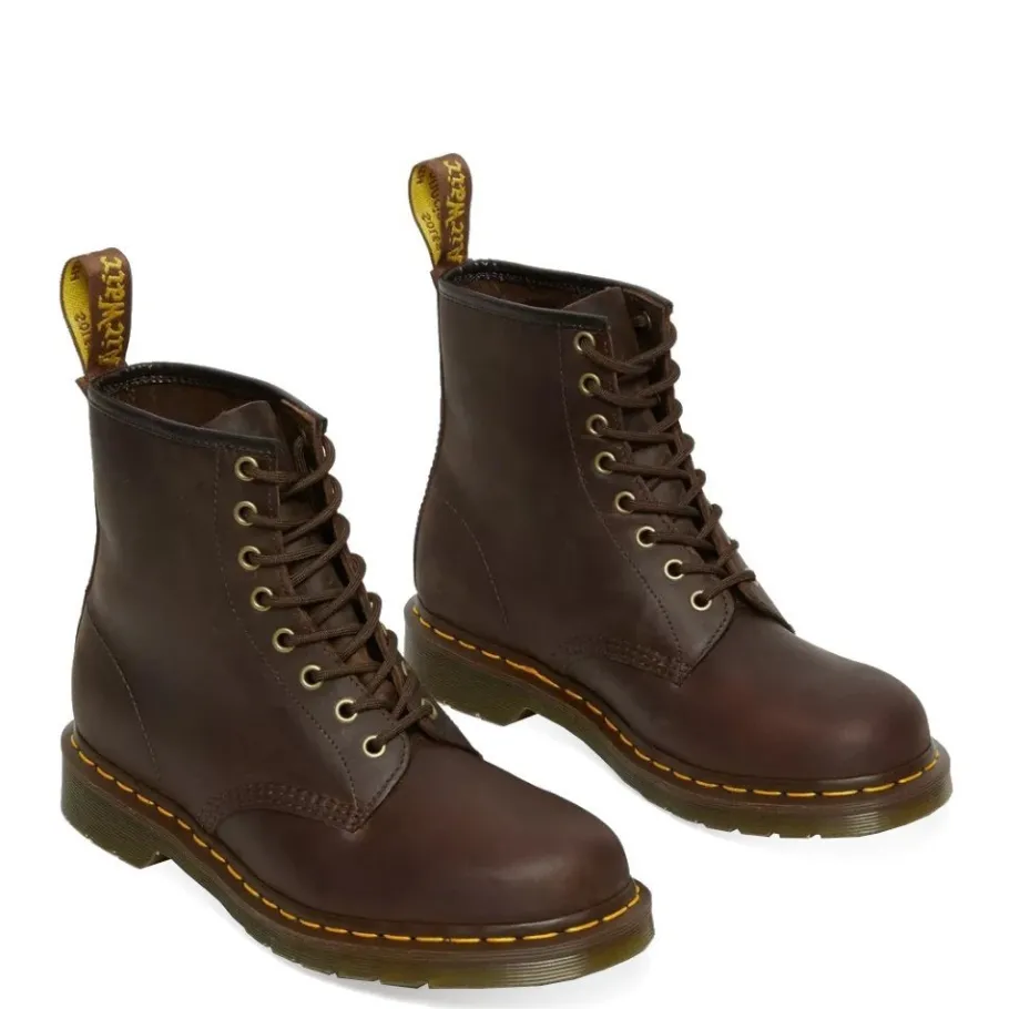 Best Buty Dr. Martens 1460 Dark Brown Crazy Horse 11822203 Damskie Glany|Botki