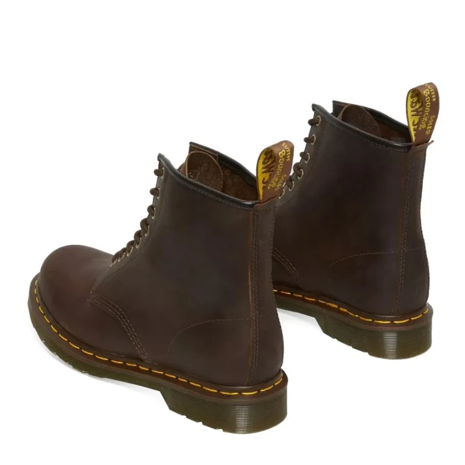 Best Buty Dr. Martens 1460 Dark Brown Crazy Horse 11822203 Damskie Glany|Botki