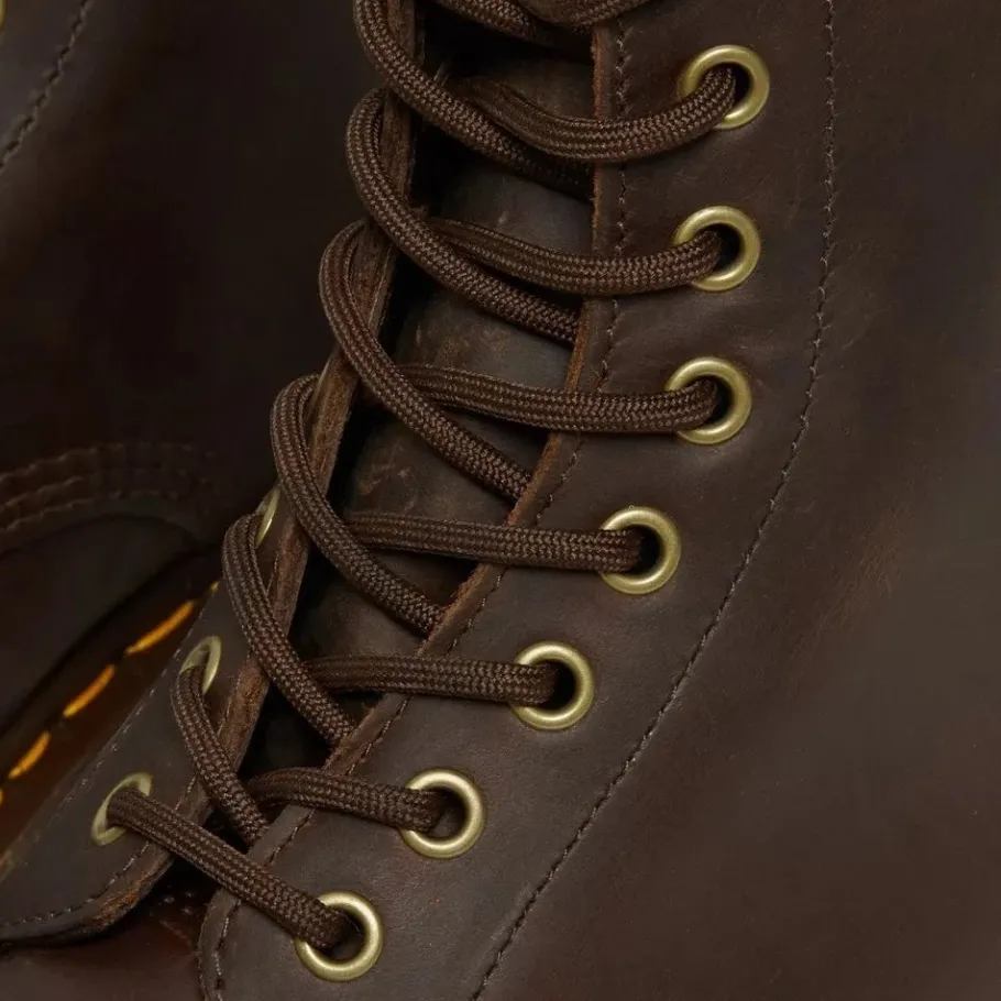 Best Buty Dr. Martens 1460 Dark Brown Crazy Horse 11822203 Damskie Glany|Botki