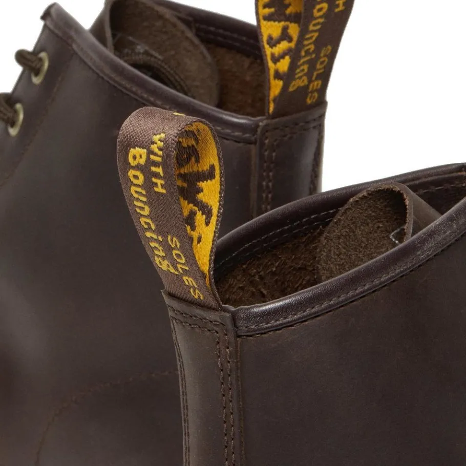 New Buty Dr. Martens 101 Dark Brown Crazy Horse 27761201 Damskie Botki|Botki