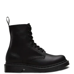 Outlet Buty Dr. Martens 1460 PASCAL MONO Black Virginia 24479001 Damskie Botki