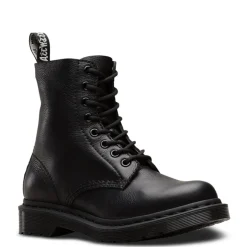 Outlet Buty Dr. Martens 1460 PASCAL MONO Black Virginia 24479001 Damskie Botki