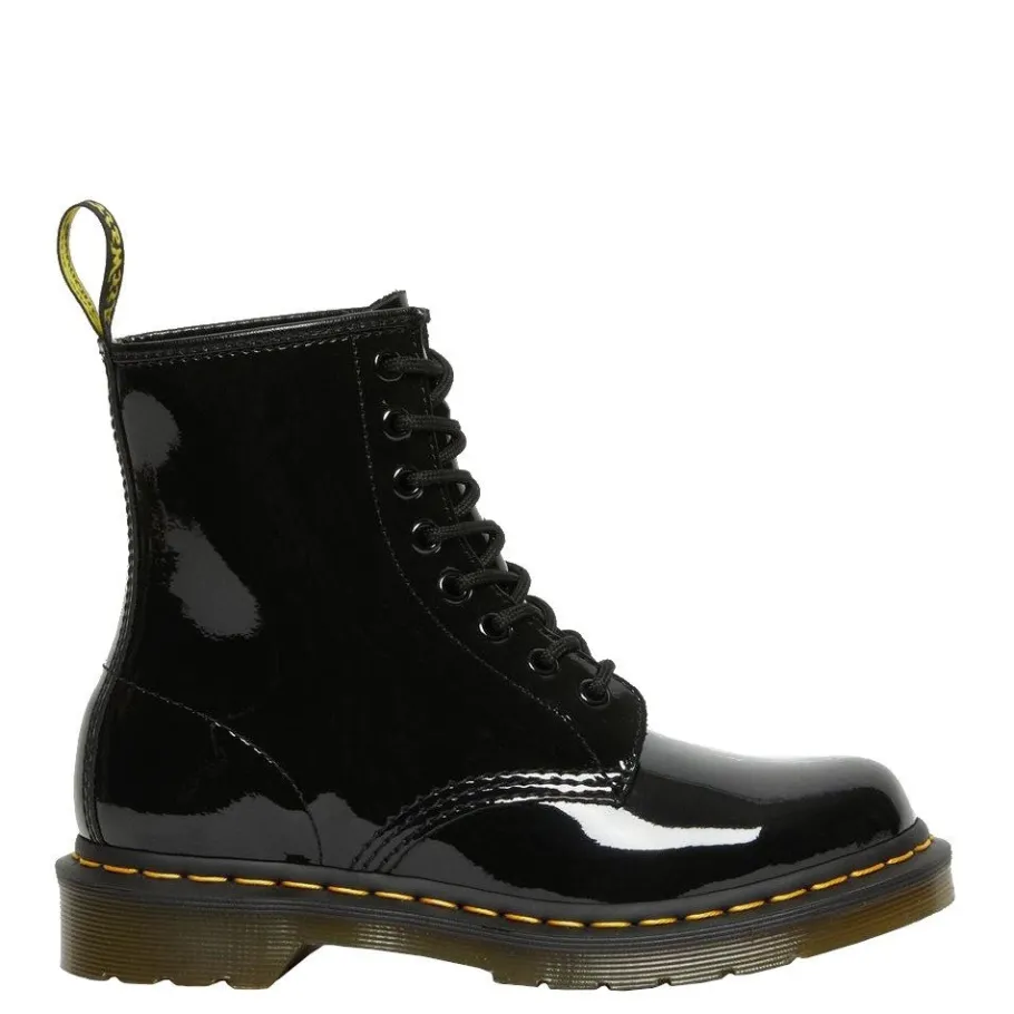 Online Buty Dr. Martens 1460 W Black Patent Lamper 11821011 Damskie Botki